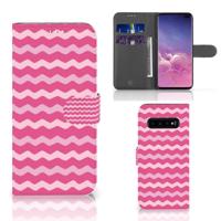 Samsung Galaxy S10 Plus | Telefoon Hoesje | Waves Pink