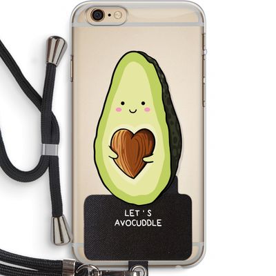 Avocuddle: iPhone 6 PLUS / 6S PLUS Transparant Hoesje met koord