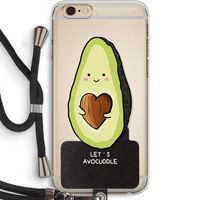 Avocuddle: iPhone 6 PLUS / 6S PLUS Transparant Hoesje met koord
