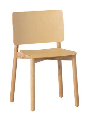 WOOOD Eetkamerstoel 'Karel' Essenhout, kleur Naturel
