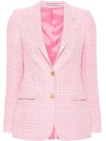 Tagliatore blazer à motif tartan - Rose