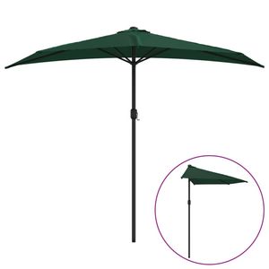 The Living Store Parasol Madrid - Tuin - 270x144x222 cm - Groen