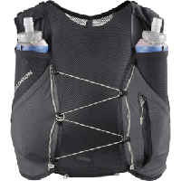 Salomon Adv skin 5 with flasks - GRIJS - Unisex
