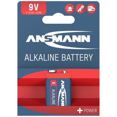 Ansmann 6LR61 Red-Line 9V batterij (blok) Alkaline 9 V 1 stuk(s)