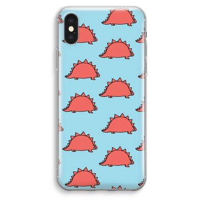 Dinosawrr: iPhone XS Max Transparant Hoesje