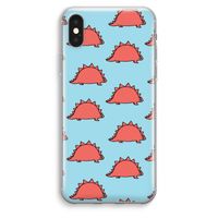 Dinosawrr: iPhone XS Max Transparant Hoesje