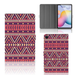 Samsung Galaxy Tab S6 Lite | S6 Lite (2022) Tablet Hoes Aztec Paars