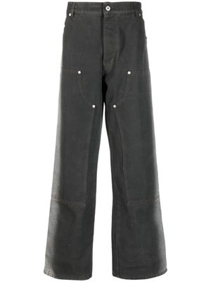 Heron Preston jean à coupe ample - Gris