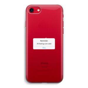 Reminder: iPhone SE 2020 Transparant Hoesje