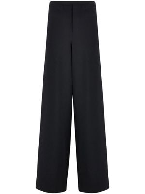 Ferragamo pantalon droit à taille haute - Noir