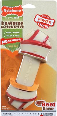 Nylabone Dura Chew Rawhide alternative beef giant NRKG104 tot 23 kg - Gebr de boon