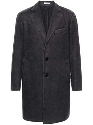 Boglioli Jas van scheerwol met enkele rij knopen - Grijs