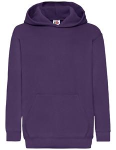 Fruit Of The Loom F421NK Kids´ Classic Hooded Sweat - Purple - 140