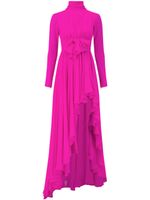 Giambattista Valli asymmetric draped silk-jersey gown - Rose