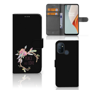 OnePlus Nord N100 Leuk Hoesje Boho Text