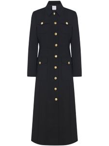 Rosetta Getty button-up virgin wool-blend coat - Noir