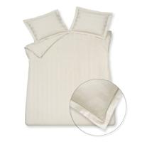 Vandyck purity 86 stripe cream tan Dekbedovertrek