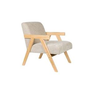 Housecraft Living Panadero Loungestoel Hout Naturel| Beige