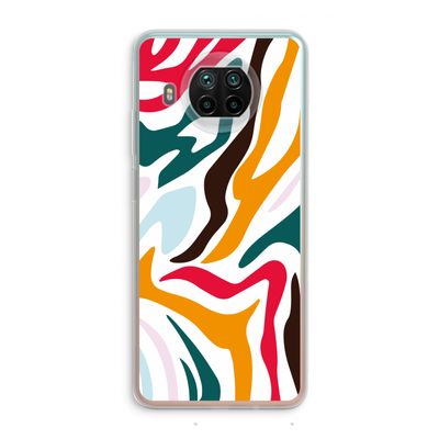 Colored Zebra: Xiaomi Mi 10T Lite 5G Transparant Hoesje