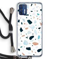 Terrazzo N°13: Motorola Moto G9 Plus Transparant Hoesje met koord