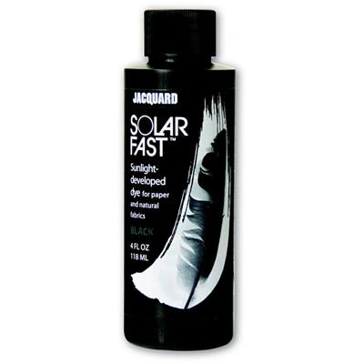 Jacquard solarfast - lichtgevoelige kleurstof, zwart (113), 118 ml/ 1 fles