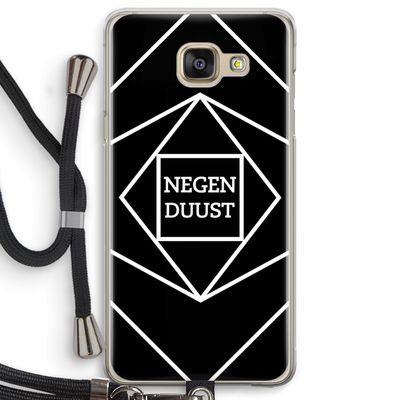 Negenduust geometrisch: Samsung Galaxy A5 (2016) Transparant Hoesje met koord