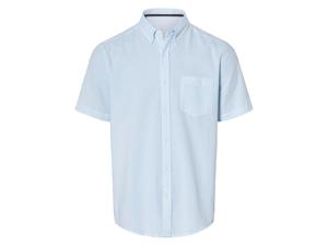Heren vrijetijdsshirt (XL (43/44), Blauw/wit gestreept)