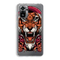 Tiger and Rattlesnakes: Xiaomi Redmi Note 10S Transparant Hoesje Tiger and Rattlesnakes: Xiaomi Redmi Note 10S Transparant Hoesje