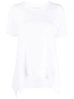 Stella McCartney t-shirt à ourlet asymétrique - Blanc - thumbnail