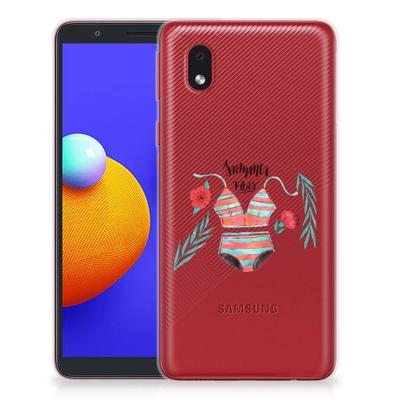 Samsung Galaxy A01 Core Telefoonhoesje met Naam Boho Summer Samsung Galaxy A01 Core Telefoonhoesje met Naam Boho Summer