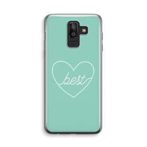 Best heart pastel: Samsung Galaxy J8 (2018) Transparant Hoesje