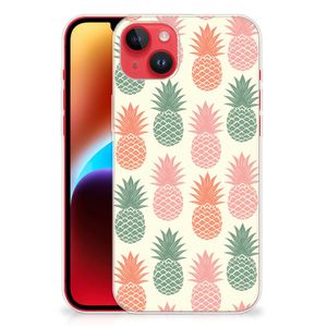iPhone 14 Plus Siliconen Case Ananas