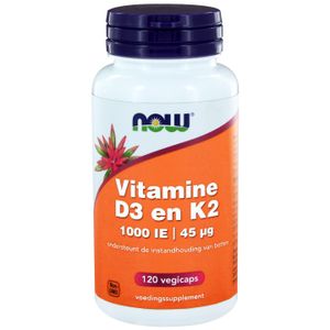 Vitamine D3 1000 IE en Vitamine K2 45 mcg