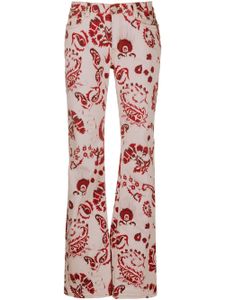 ETRO jean bootcut à motif cachemire - Rose