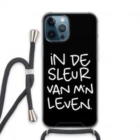 De Sleur: iPhone 13 Pro Max Transparant Hoesje met koord