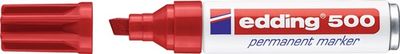 Edding Permanentmarker | rood | streepbreedte 2-7 mm spitse punt | 10 stuks - 4-500002 4-500002