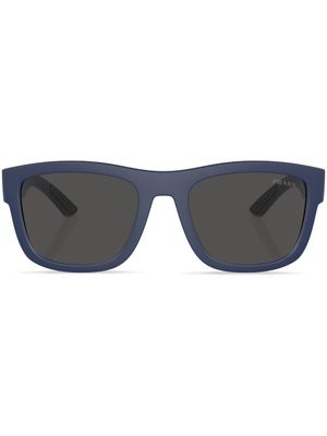 Prada Linea Rossa lunettes de soleil PS 01ZS à monture carrée - Bleu