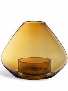 AYTM vase lanterne UNO en verre - Jaune