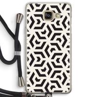 Crazy pattern: Samsung Galaxy A5 (2016) Transparant Hoesje met koord