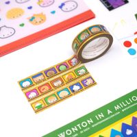 Wonton in a Million School Bus Washi Tape