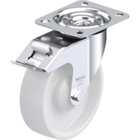 Blickle LE-PO 125KA-FI Zwenkwiel met rem Wieldiameter: 125 mm Draagvermogen (max.): 150 kg 1 stuk(s)