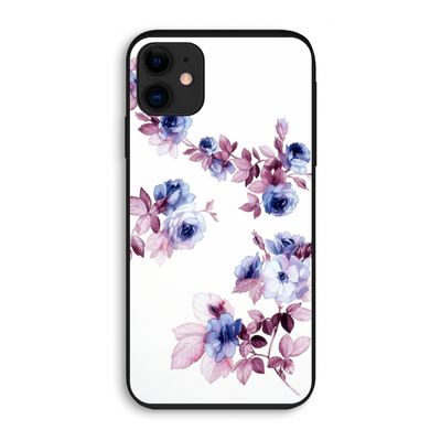 Waterverf bloemen: iPhone 11 Biologisch afbreekbaar hoesje