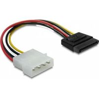 Delock 60112 Kabel SATA 15-pins HDD naar 4-pins male - recht - thumbnail