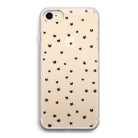 Kleine kattenkopjes: iPhone 7 Transparant Hoesje