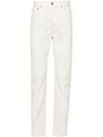 TOM FORD slim-leg whiskering-effect jeans - Tons neutres