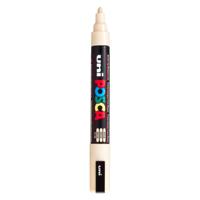 Uni Posca verfmarker pc5m beige - conische punt 2,5 mm