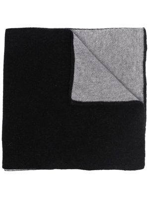 Dell'oglio écharpe réversible en cachemire - Gris