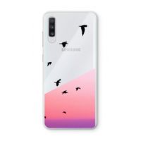Fly away: Samsung Galaxy A70 Transparant Hoesje