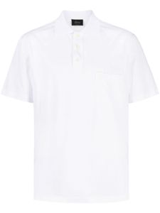 Brioni polo à appliqué logo - Blanc