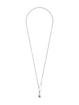 WERKSTATT:MÜNCHEN collier à pendentif tête de mort - Argent